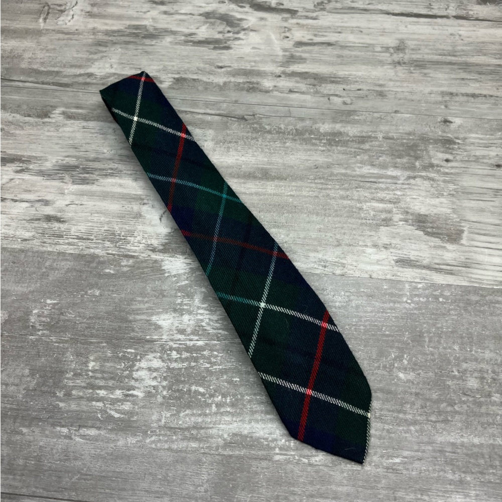 Pringle Lochcarron DUNCAN Tartan Plaid Skinny Wool Tie